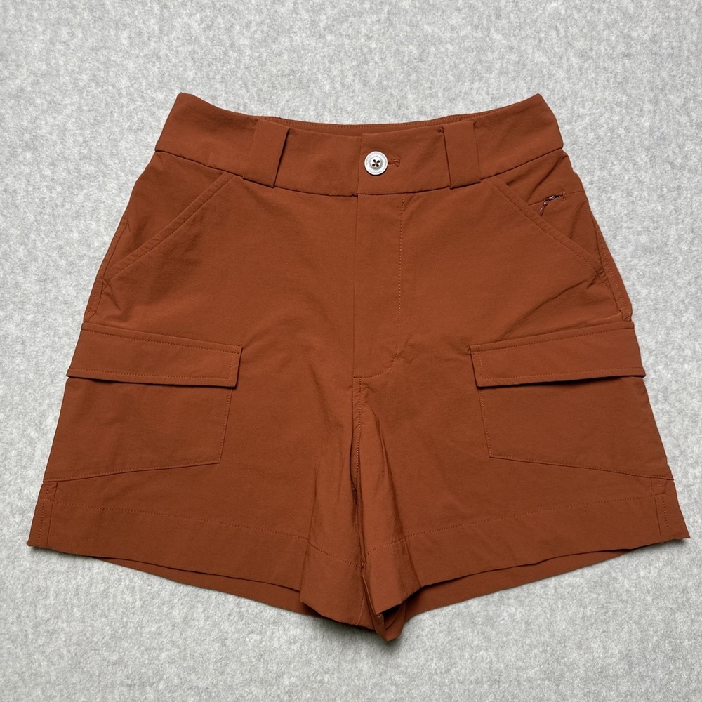 Alder Take a Hike Short 2.0 in Burnt Orange Clay Size XS High Rise 4"